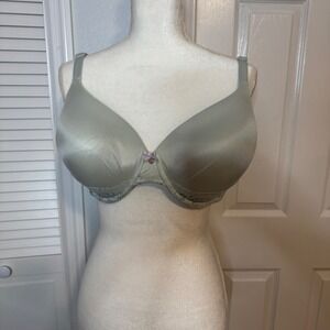 Victorias Secret Body By Victoria Lined Perfect Coverage Bra Sage Green 38DDD